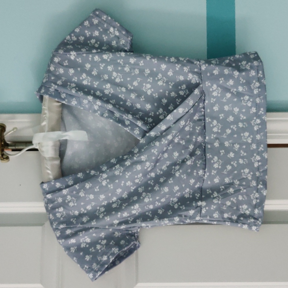 surplice floral top